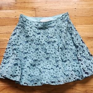 Alexis Misty Blue Lace Skirt
